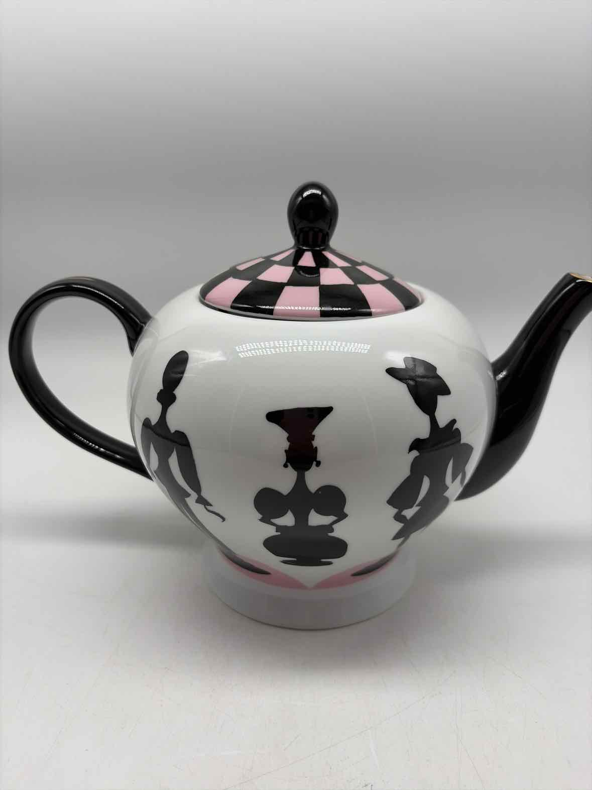 Nordstrom Pink & Black Tea Pot | True Fashionistas.