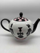Nordstrom Pink & Black Tea Pot | True Fashionistas.