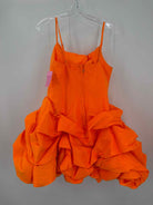Pre-Owned Celia B Orange Size Medium Cocktail Short Sleeveless Dress | True Fashionistas.