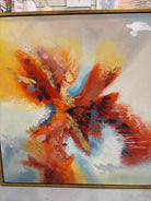 Orange Art Work | True Fashionistas.