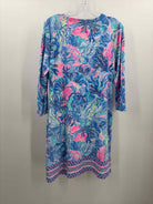 Pre-Owned Lilly Pulitzer Blue Size Large Short Long Sleeve Dress | True Fashionistas.