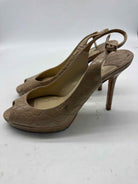 Pre-Owned Jimmy Choo Tan Size 6 Slingback Heels | True Fashionistas.