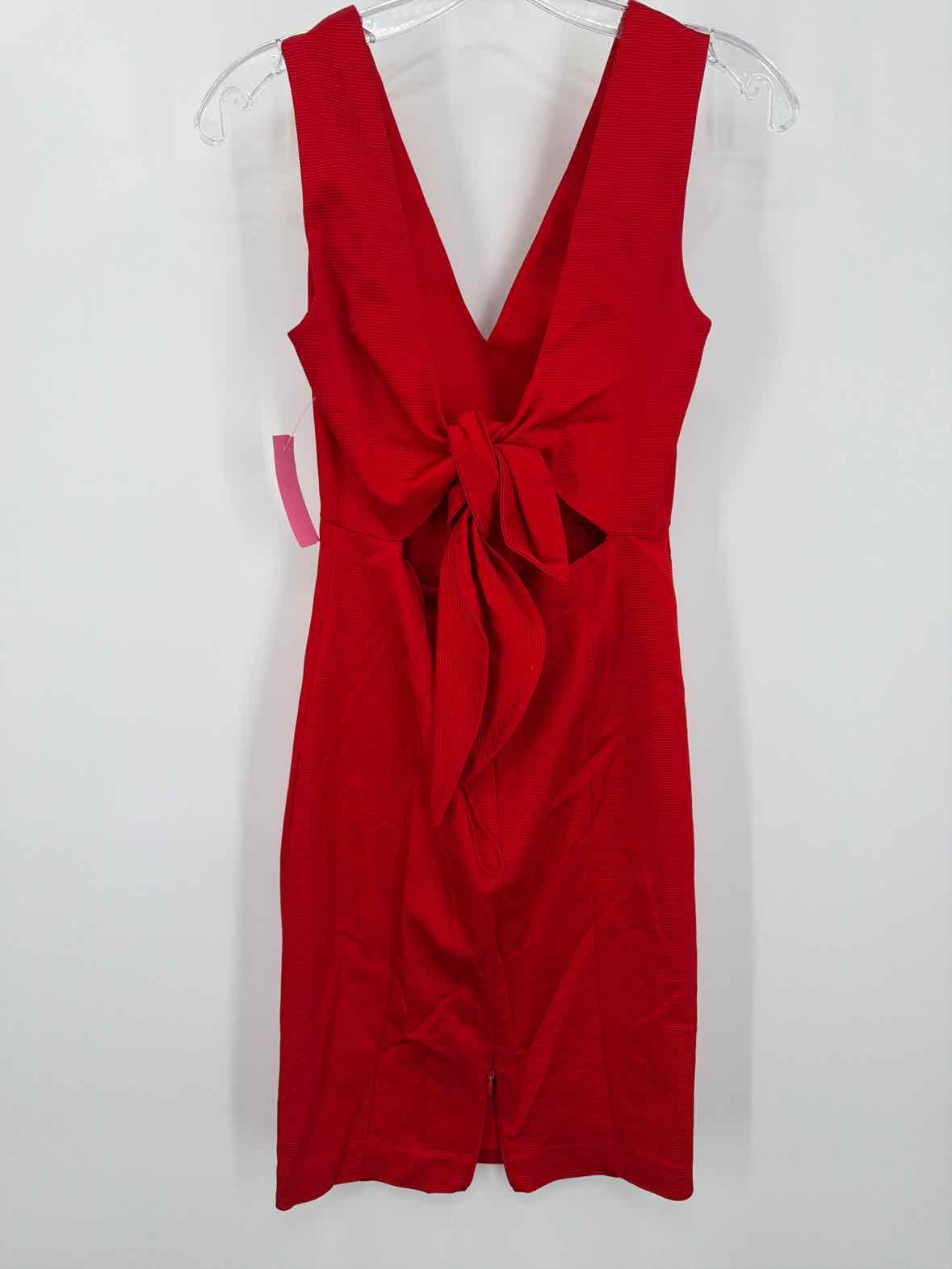 Pre-Owned Zac Posen Red Size 4 Short Sleeveless Dress | True Fashionistas.