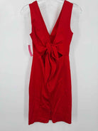 Pre-Owned Zac Posen Red Size 4 Short Sleeveless Dress | True Fashionistas.