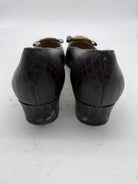 Pre-Owned Salvatore Ferragamo Brown Size 9.5 Block Heel Heels | True Fashionistas.