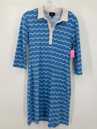 Pre-Owned Sailor Sailor Blue Size Medium Short Long Sleeve Dress | True Fashionistas.