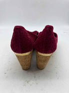 Pre-Owned Jimmy Choo Red Size 7 Wedge Heels | True Fashionistas.