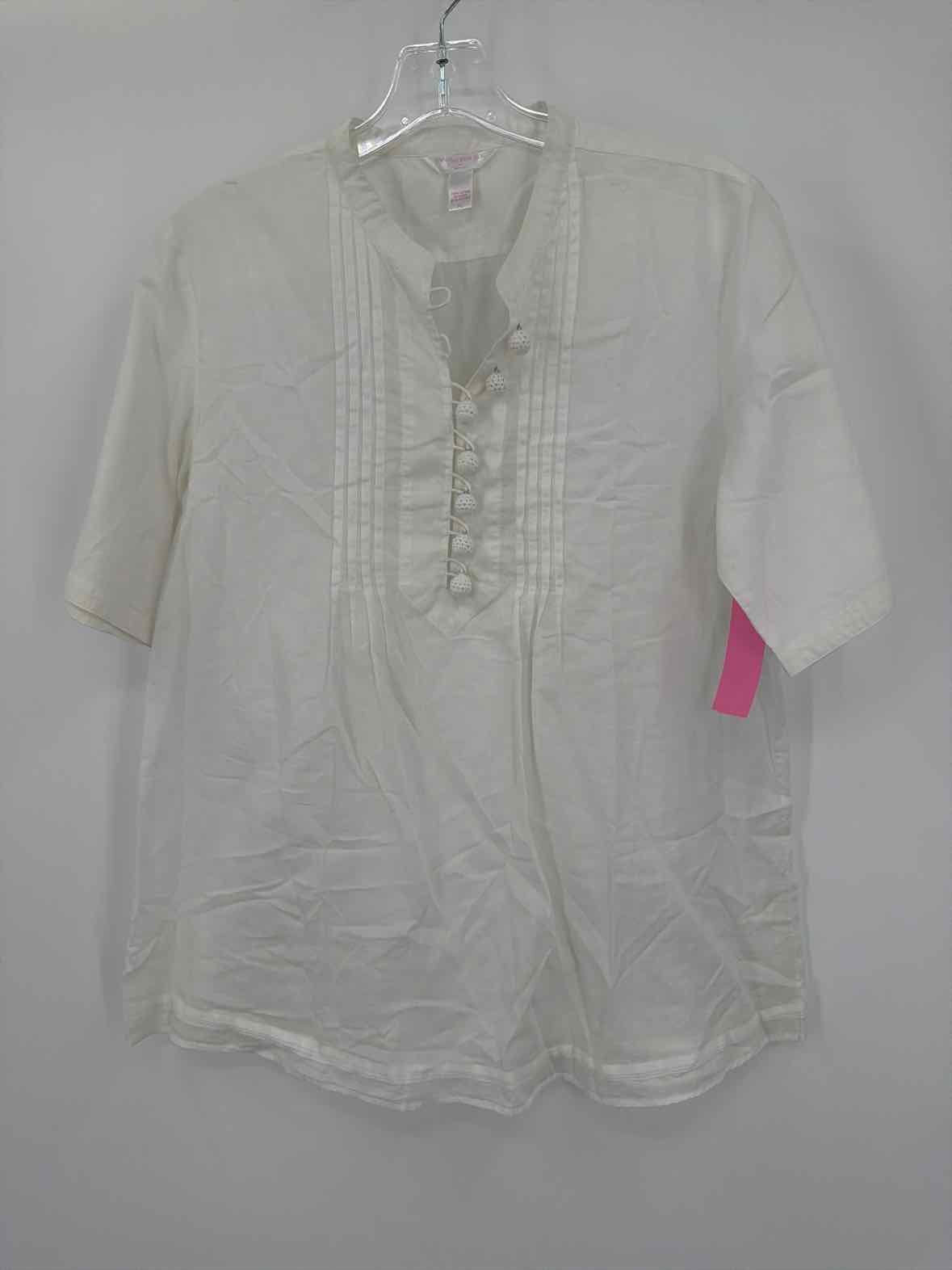 Pre-Owned Banana Republic White Size Large Blouse | True Fashionistas.