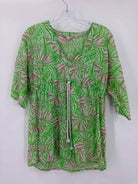 Pre-Owned Lilly Pulitzer Green Size Small Blouse | True Fashionistas.
