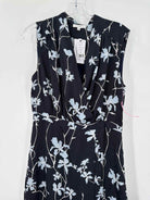 Pre-Owned Equipment Navy Size Medium Long Sleeveless Dress | True Fashionistas.
