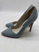 Pre-Owned Alice + Olivia Blue Size 8.5 Denim Pump Heels | True Fashionistas.