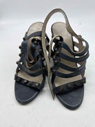 Pre-Owned Balenciaga Navy Size 6 Wedge Heels | True Fashionistas.