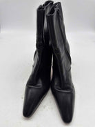 Pre-Owned Christian Louboutin Black Size 6.5 Leather Ankle Boot Boots | True Fashionistas.
