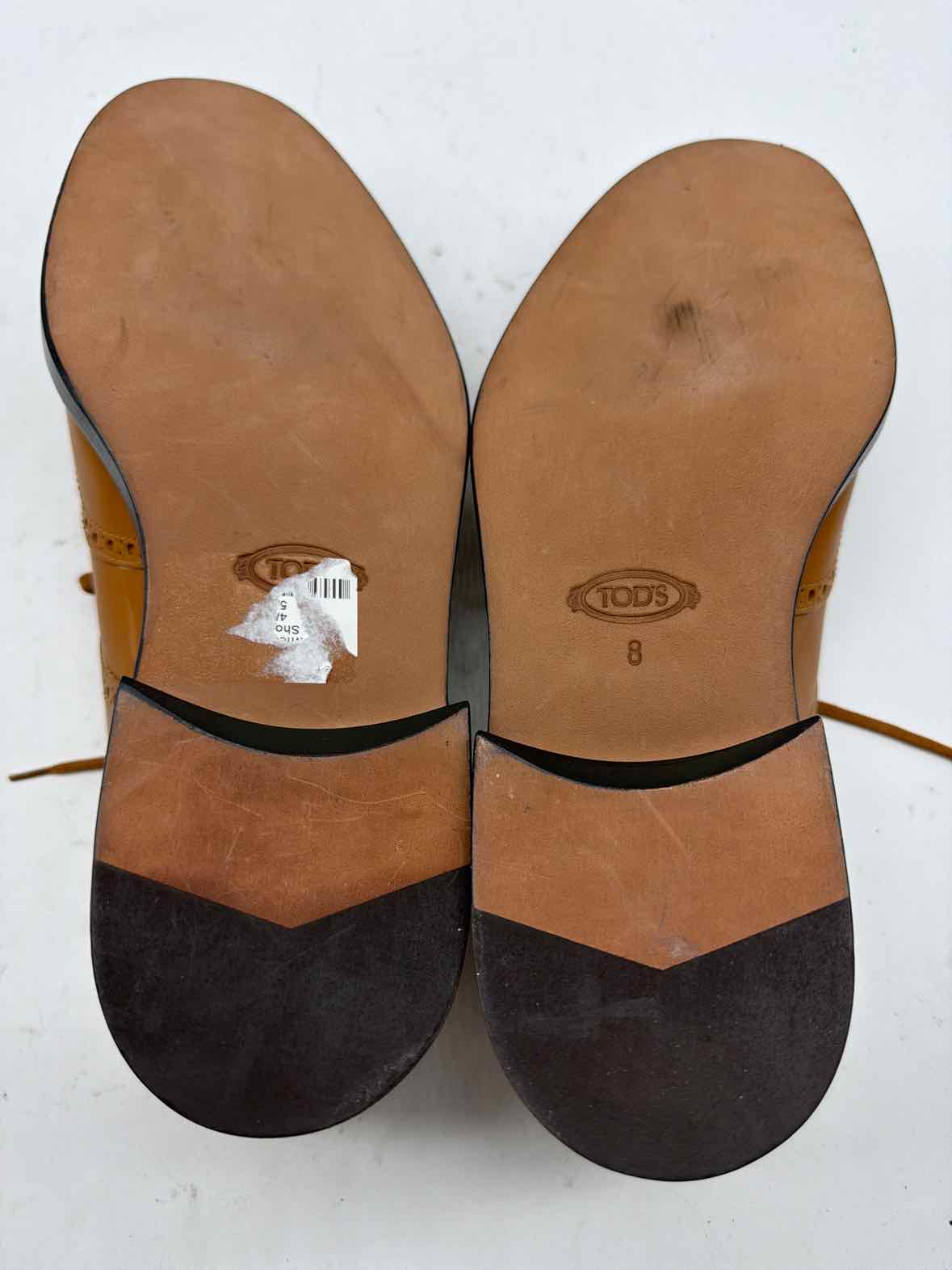 Pre-Owned Tod's Tan 7.5 Suede drivers Men's Slip On | True Fashionistas.