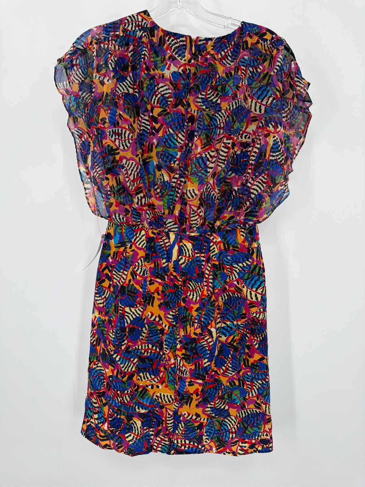 Pre-Owned Saloni Blue Size 2 Short Sleeveless Dress | True Fashionistas.