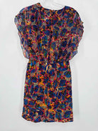Pre-Owned Saloni Blue Size 2 Short Sleeveless Dress | True Fashionistas.