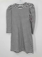 Pre-Owned ALC White Size XS Stripe Short Long Sleeve Dress | True Fashionistas.