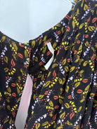 Pre-Owned Free People Black Size 4 Short Sleeve Romper | True Fashionistas.