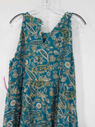 Pre-Owned J Jill Blue Size Medium Long Sleeveless Dress | True Fashionistas.