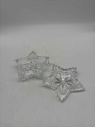 Clear Glass Star Shape Lidded Trinket Dish Decorative Accessory | True Fashionistas.