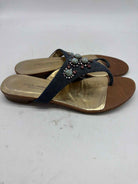 Pre-Owned Dolce & Gabbana Blue Size 6 Denim Thong Sandals | True Fashionistas.