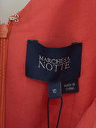 Pre-Owned Marchesa Notte Red Size 10 Cocktail Short Evening Gown | True Fashionistas.