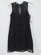 Pre-Owned Nanette Lepore Black Size 0 Lace Short Sleeveless Dress | True Fashionistas.