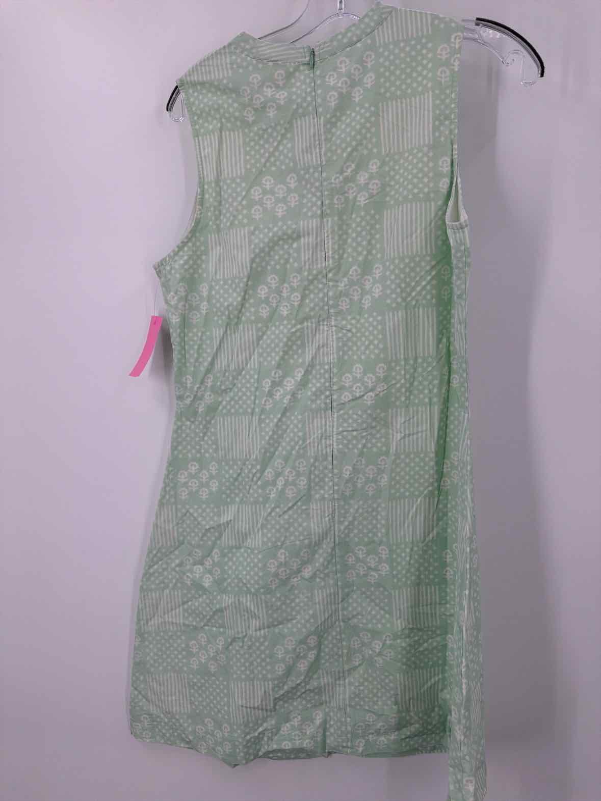 Pre-Owned Julia Amory Green Size Medium Short Sleeveless Dress | True Fashionistas.