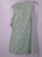 Pre-Owned Julia Amory Green Size Medium Short Sleeveless Dress | True Fashionistas.