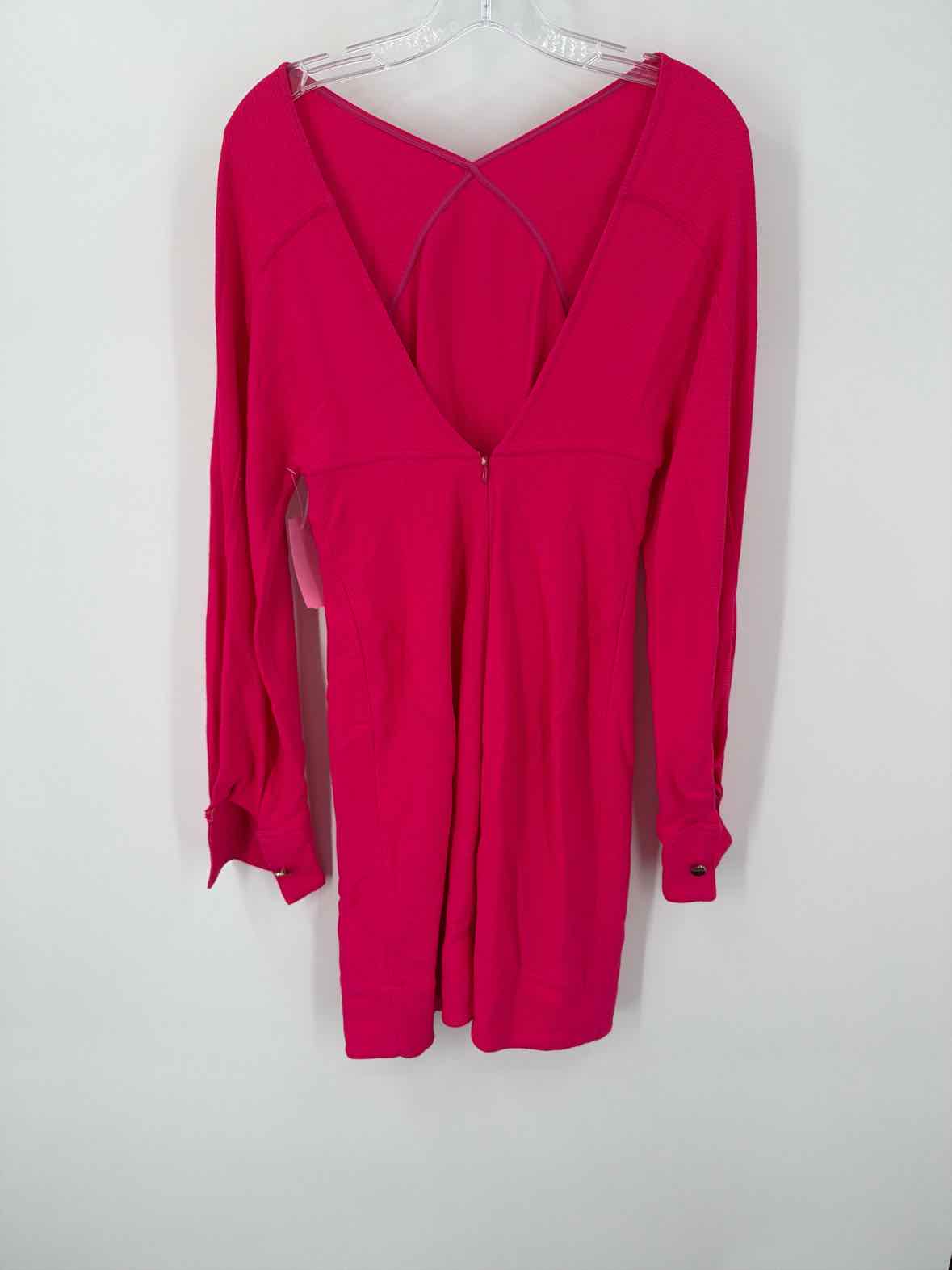 Pre-Owned Victoria Beckham Pink Size 6 Short Long Sleeve Dress | True Fashionistas.