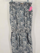 Pre-Owned Skemo Blue Size Large Strapless Jumpsuit | True Fashionistas.