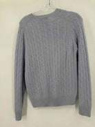 Pre-Owned Brooks Brothers Blue Size Medium Cashmere Sweater | True Fashionistas.