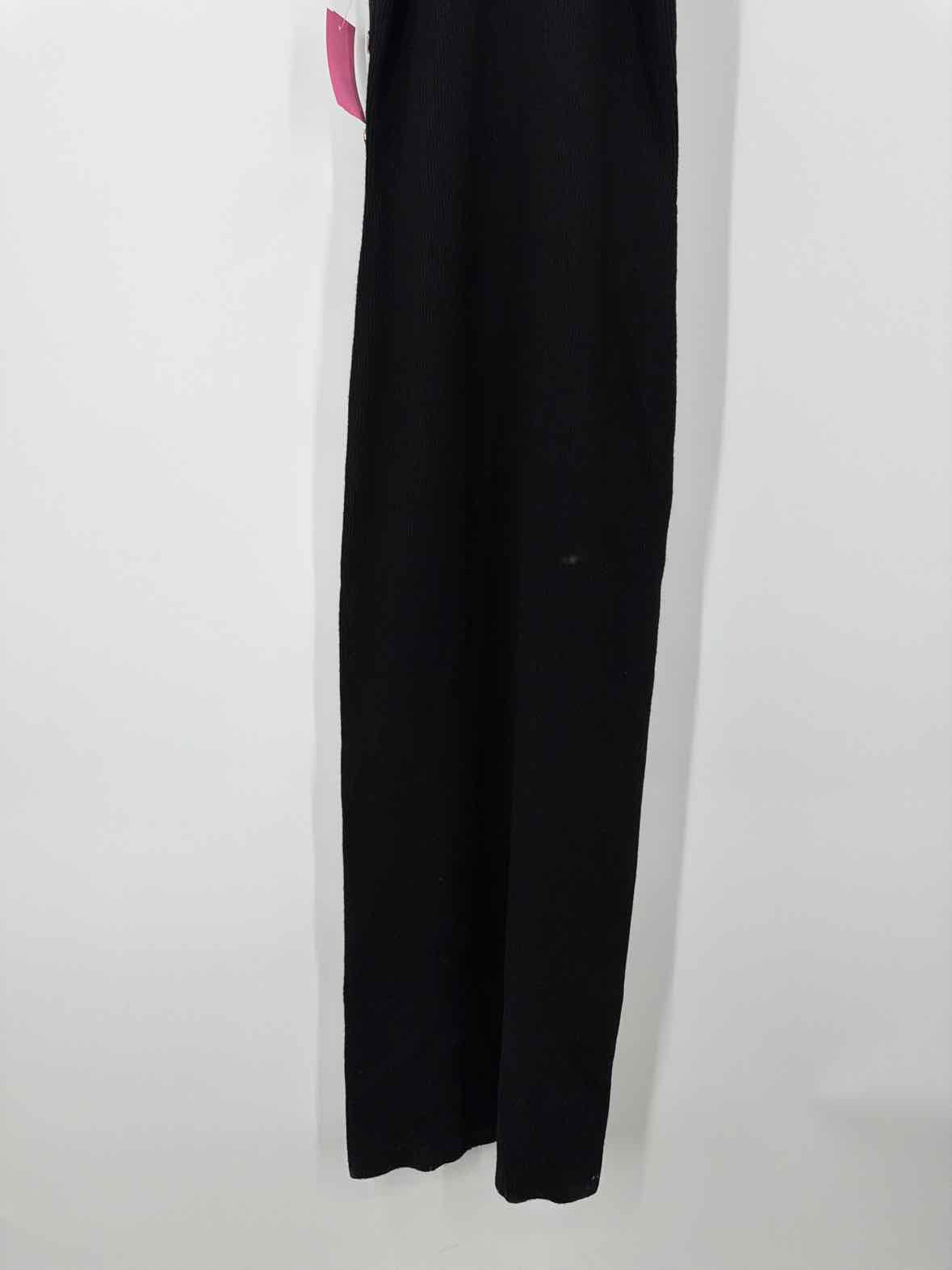 Pre-Owned Alice + Olivia Black Size Large Knit Long Sleeveless Dress | True Fashionistas.