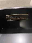Kevin Charles Champagne Frame Mirrored Nightstand | True Fashionistas.