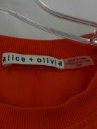 Pre-Owned Alice + Olivia Orange Size Medium Short Short Sleeve Dress | True Fashionistas.