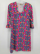 Pre-Owned Katherine Way Pink Size XS Short Long Sleeve Dress | True Fashionistas.