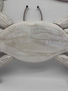 Whitewash Wood Crab Art Work | True Fashionistas.