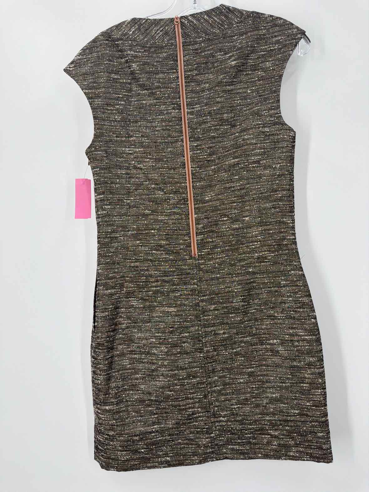 Pre-Owned Ted Baker Grey Size 1/2 Short Sleeveless Dress | True Fashionistas.