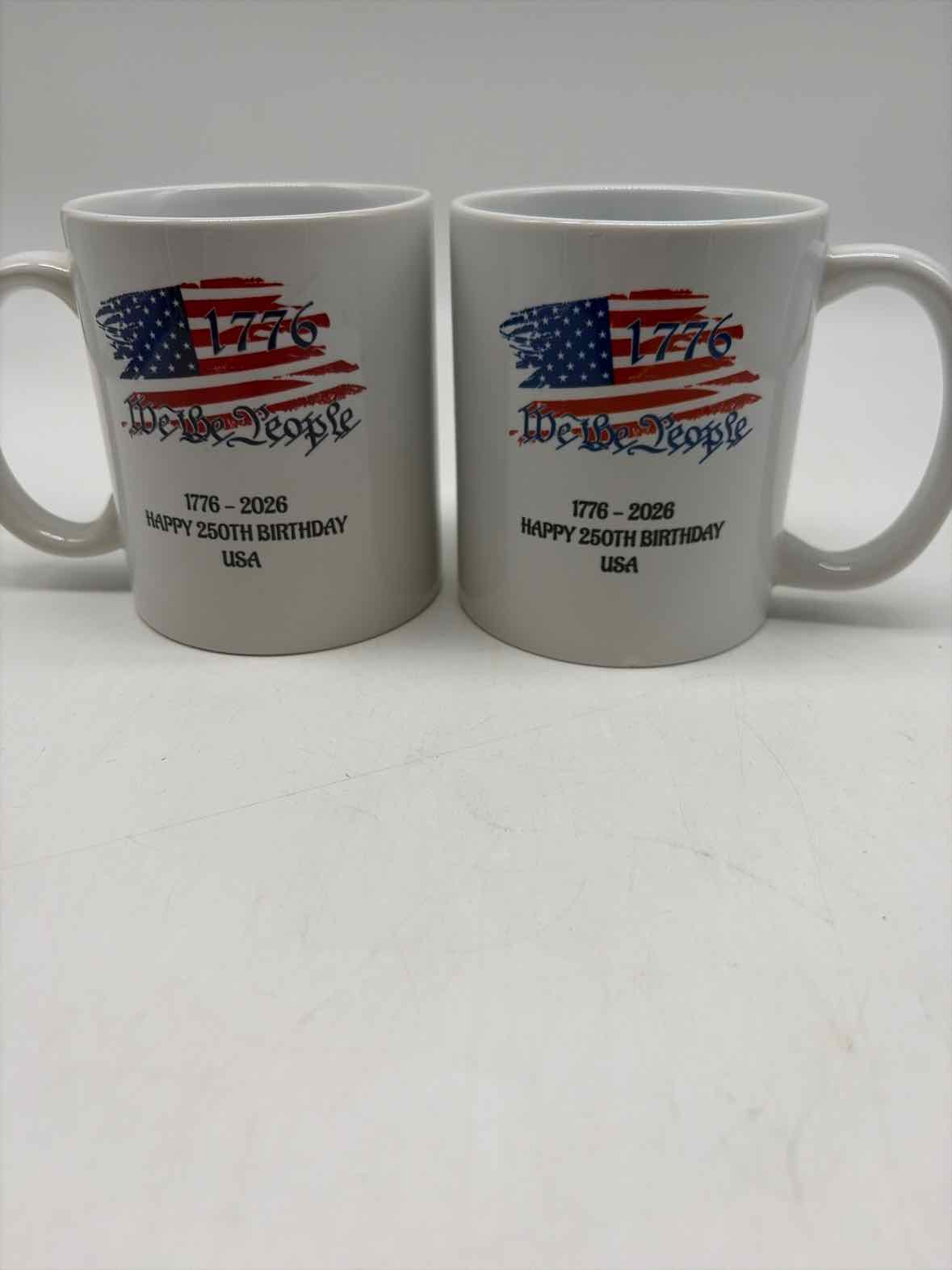 Set Of 2 Ceramic Mugs 250th Birthday | True Fashionistas.
