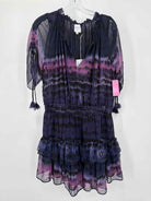 Pre-Owned Misa Purple Size Large Long Sleeve Dress | True Fashionistas.