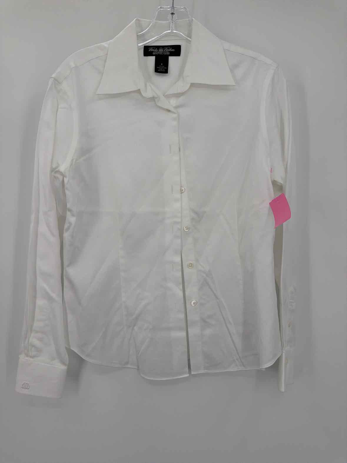 Pre-Owned Brooks Brothers White Size 6 Button Down | True Fashionistas.