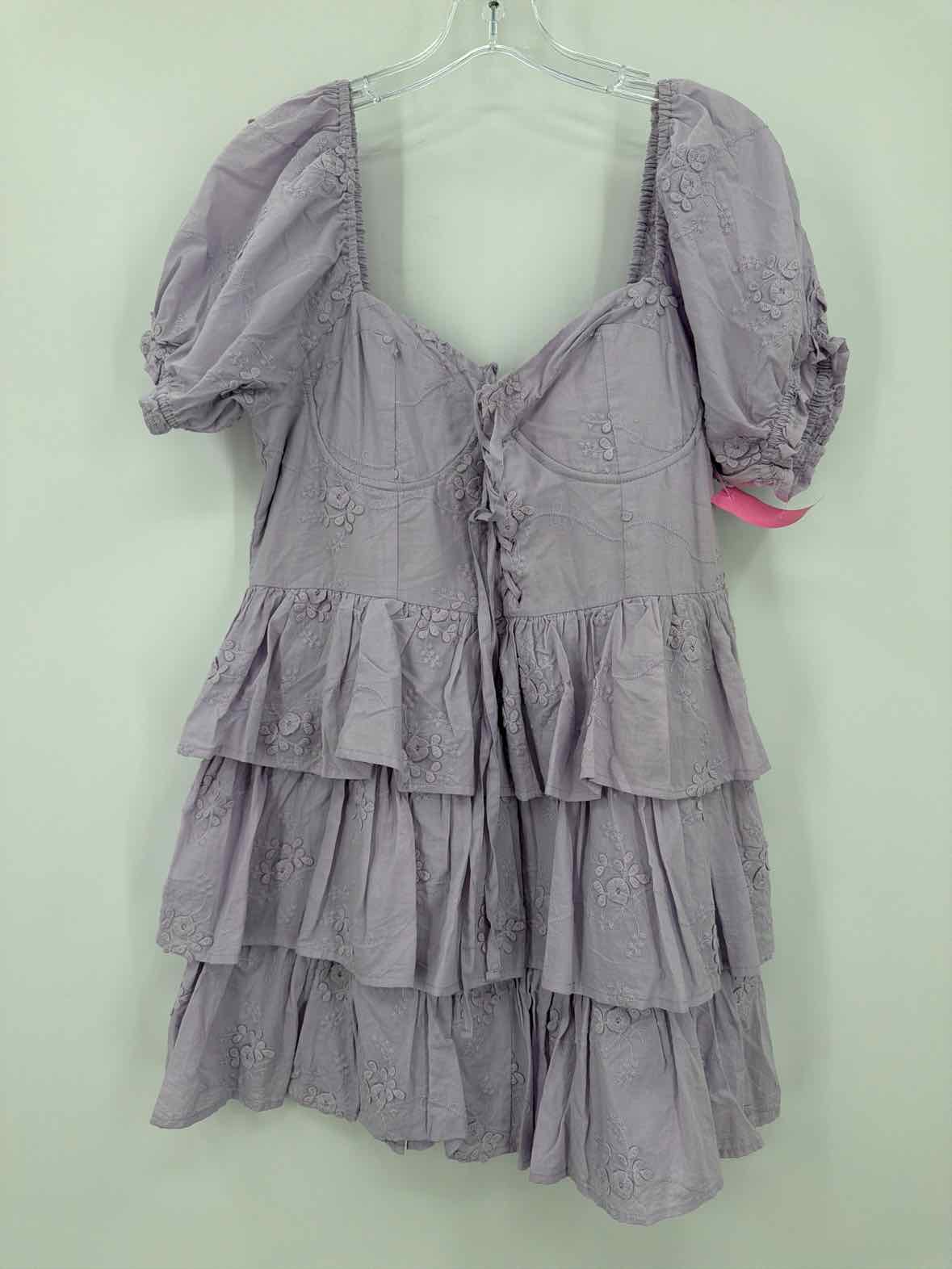 Pre-Owned Altar'd State Purple Size XL Short Shirt Dress | True Fashionistas.
