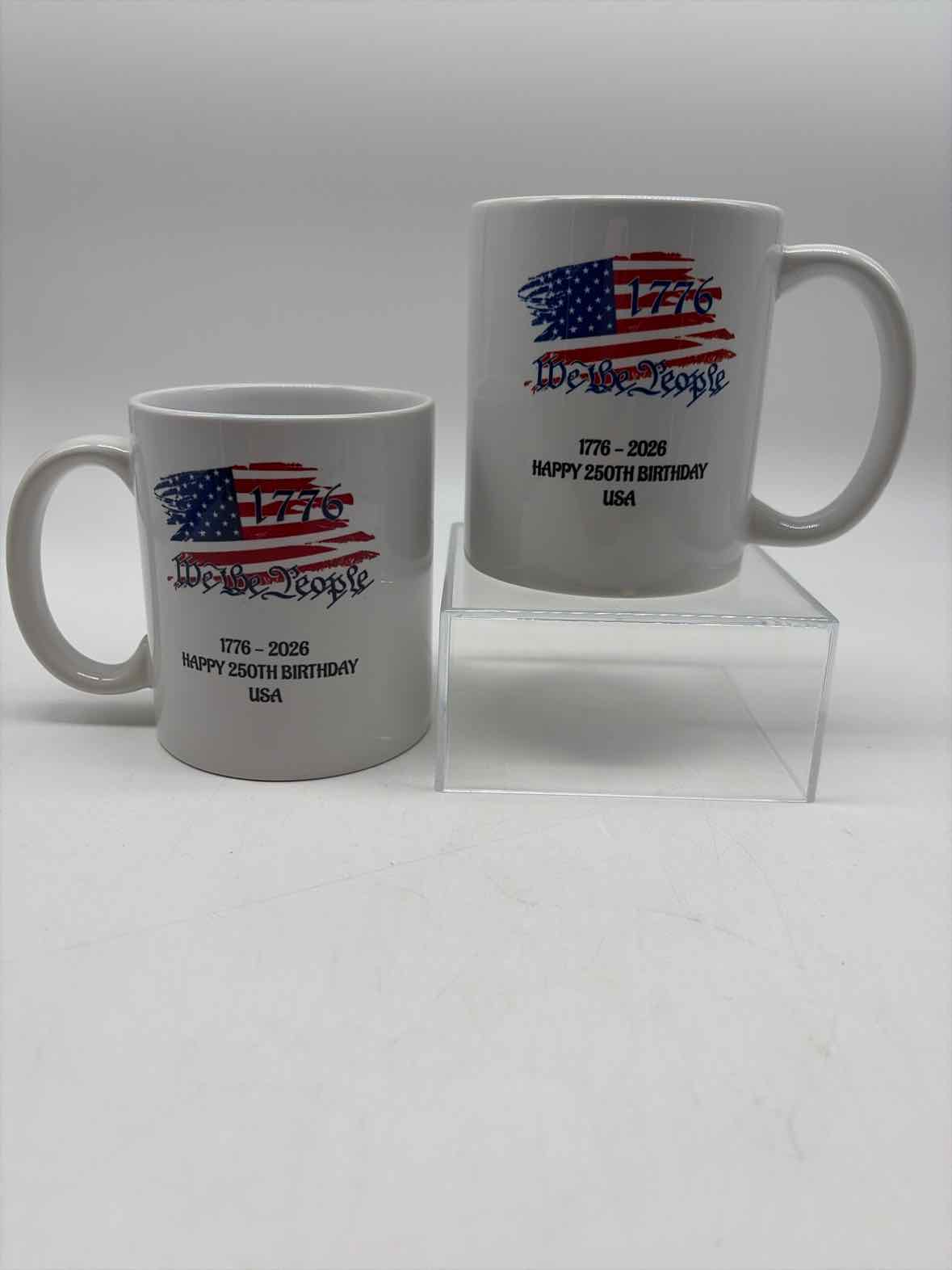 Set Of 2 Ceramic Mugs 250th Birthday | True Fashionistas.