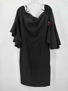 Pre-Owned Milly Black Size 12 Short Long Sleeve Dress | True Fashionistas.