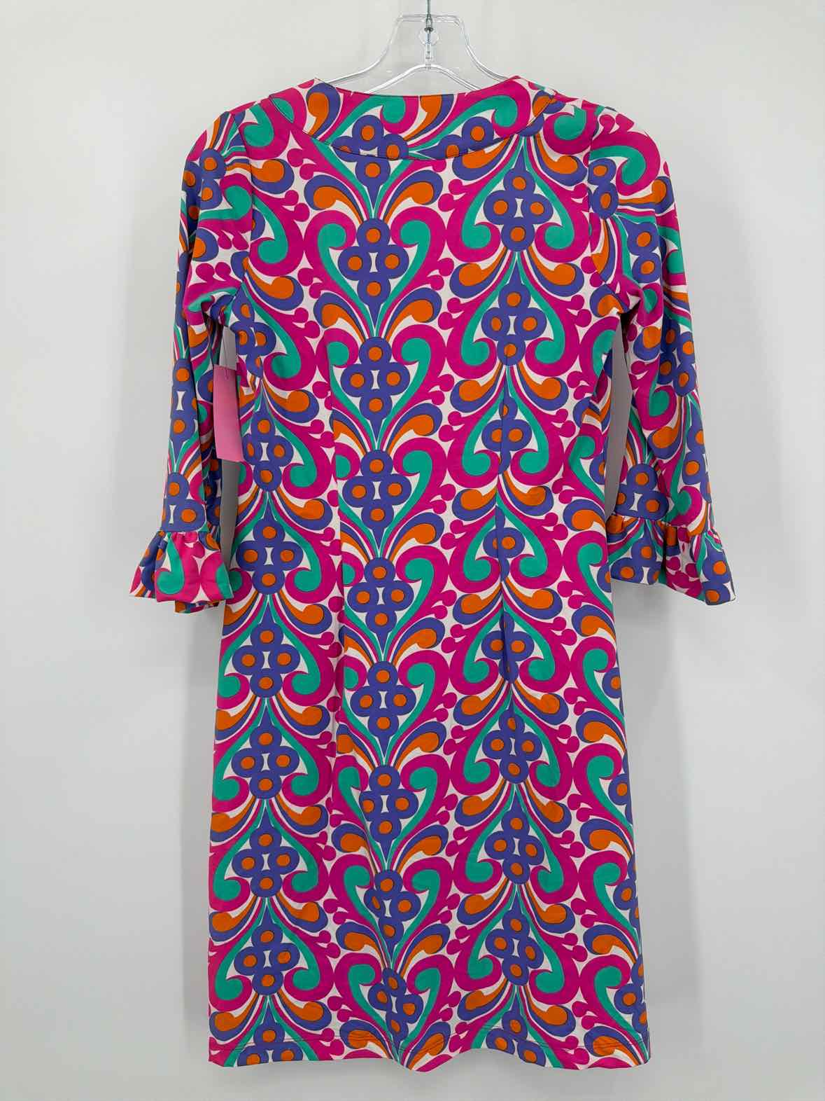 Pre-Owned Katherine Way Pink Size XS Short Long Sleeve Dress | True Fashionistas.