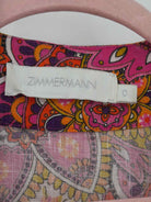 Pre-Owned Zimmermann Pink Size 0/4 Wrap Short Long Sleeve Dress | True Fashionistas.