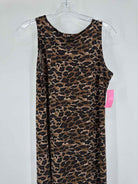 Pre-Owned Style & Co Brown Size Medium Leopard Long Sleeveless Dress | True Fashionistas.