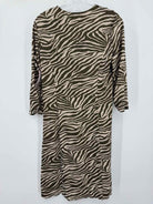 Pre-Owned Leggiadro Brown Size 12 Short Long Sleeve Dress | True Fashionistas.