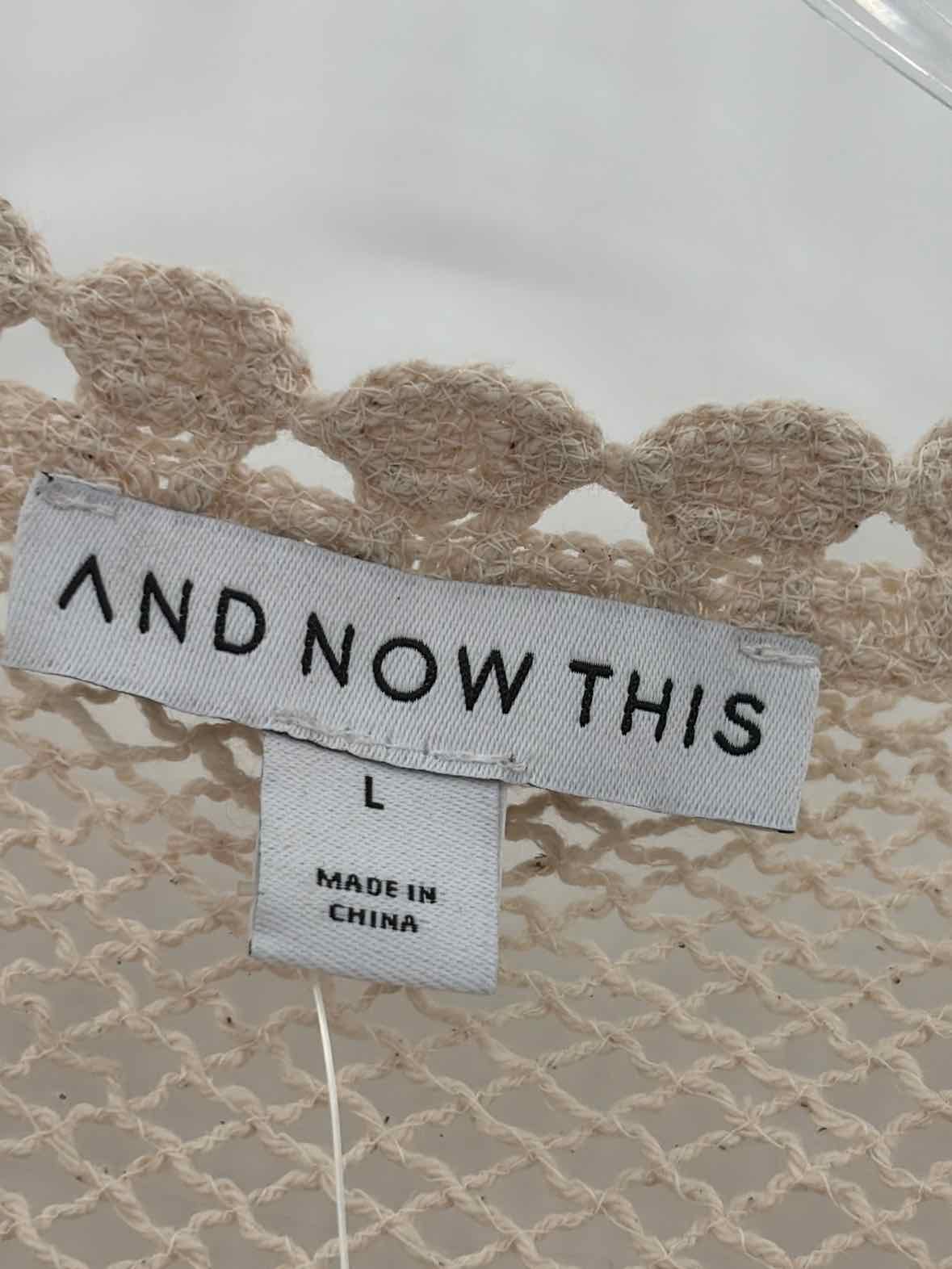 And Now This Tan Size Large Blouse | True Fashionistas.