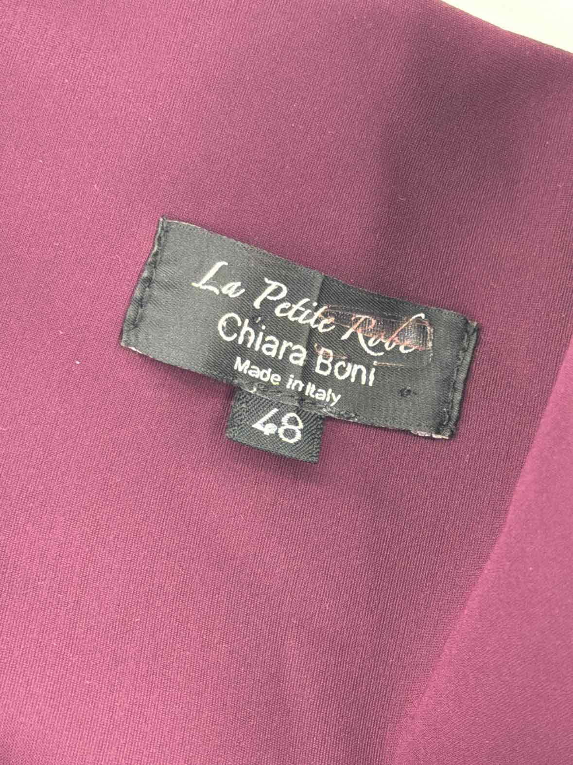 Pre-Owned La Petite Robe Chiara Boni Purple Size 48/14 Short Long Sleeve Dress | True Fashionistas.